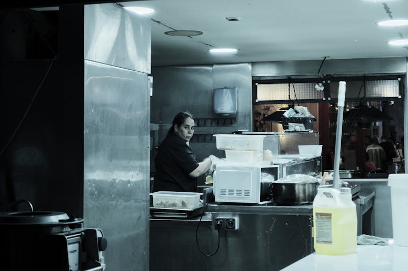 Restaurantkjøkken i drift